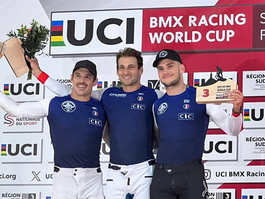 Photo champion du BMX Racing UCI.